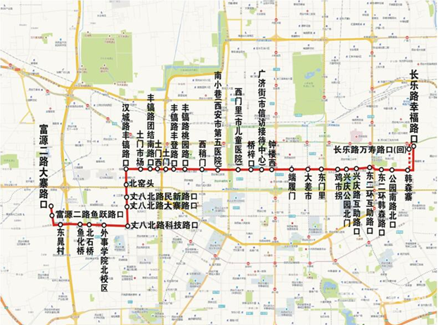 300路公交线路将调整 新增鱼化桥等5个站点